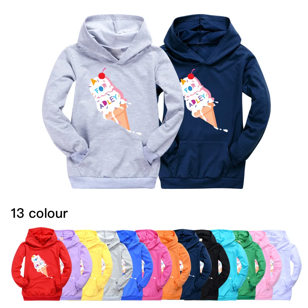 

A for Adley Fashion Boys Hoodie Kids Clothes Funny Cartoon Hoodies For Teen Girls 3-16y Baby Boys Sweatshirt Children's Clothing