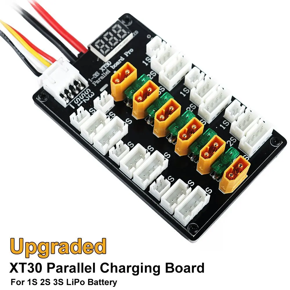 for Lipo IMAX B6 Battery Charger XT30 Parallel Charging Balance Board 30A RC970