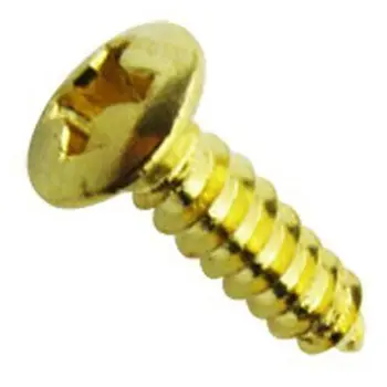 

XFDZ-500x Electric Guitar Pickguard Mounting Screws for Strat ST TL SG LP Guitar Bass Replacement, Gold