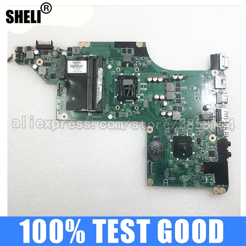 

SHELI FOR HP 637212-001 fit DV6 DV6-3000 motherboard I3-370M CPU DALX6HMB6C0 fully tested