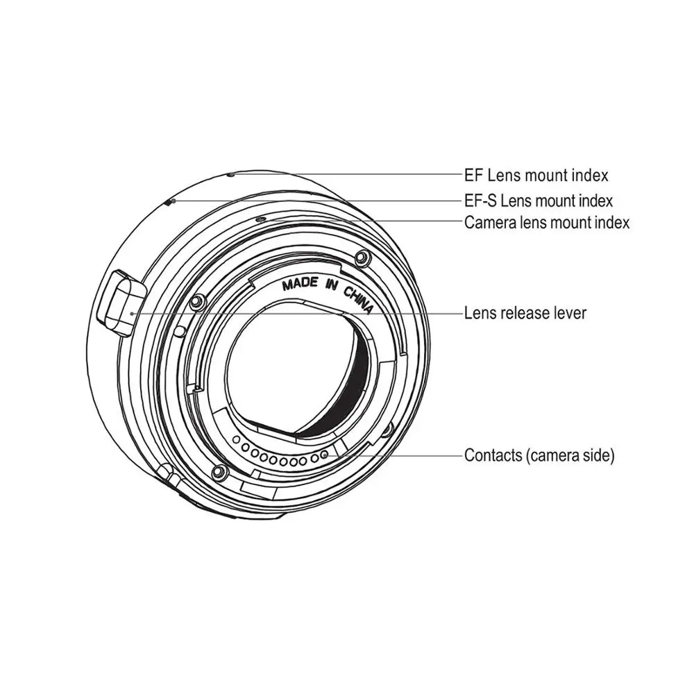 Viltrox Автофокус EF-EOS м крепление объектива Кольцо адаптер для Canon EF EF-S объектив для Canon EOS беззеркальная камера