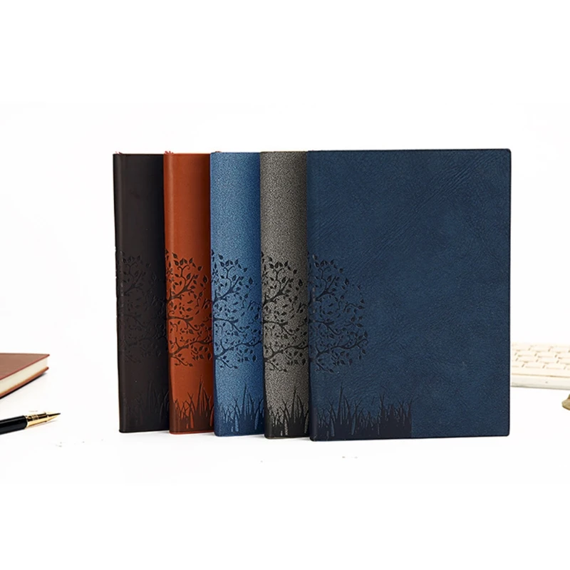 

B5 Leather Notebook Diary Notepad Sketchbook Traveler Journal Planner Agenda Organizer Office School Supplies
