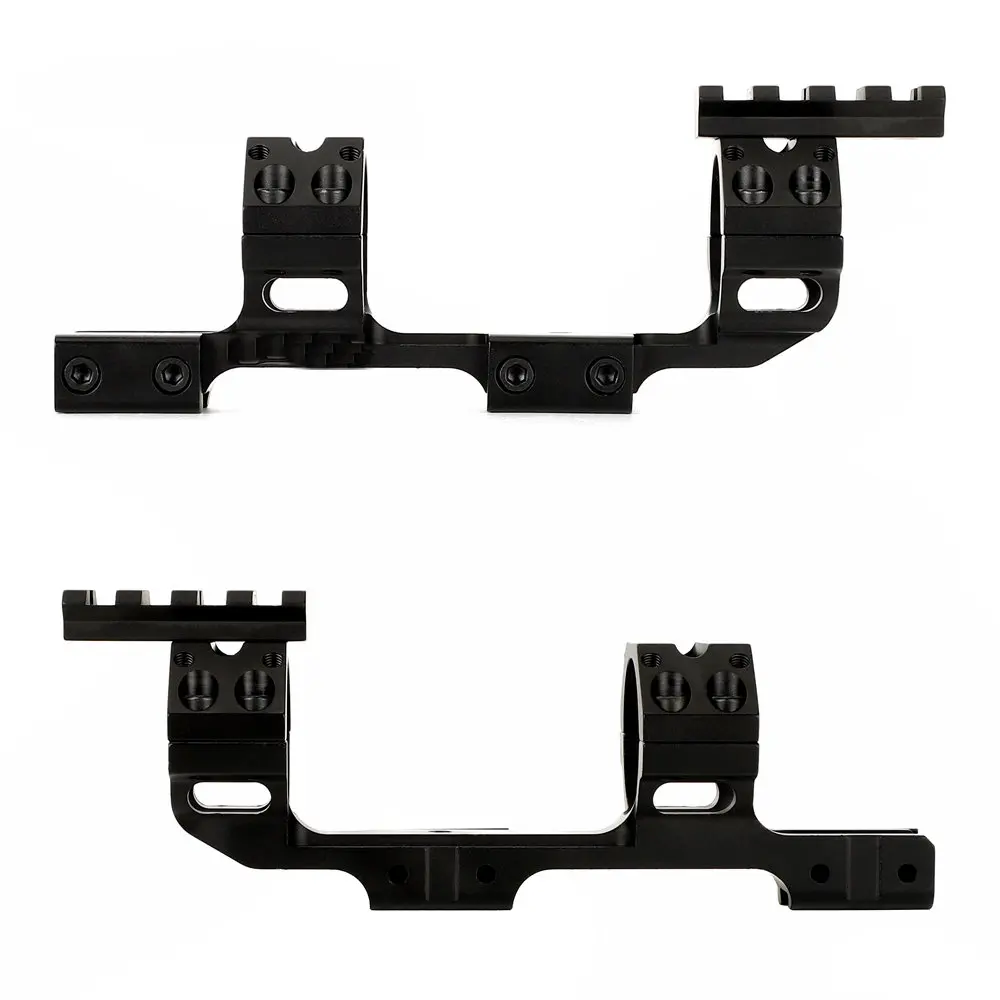 25.4/30mm Offset Scope Rings Mount 11mm 3/8" Dovetail Rail Hunting Riflescope Top Picatinny Weaver Rail with Bubble Level