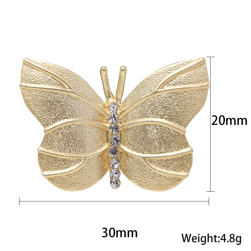 Модная новая Брошь со стразами в форме бабочки дамская модная Ювелирная брошь насекомое подарок для свадебной вечеринки ювелирные аксессуары брошь