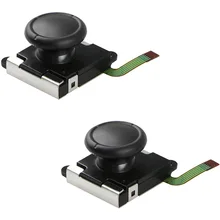Vara analógica do polegar do joystick da substituição de 2 pces para a substituição ideal do controlador de joycon do interruptor de nintendo para os driftisches do joy-con