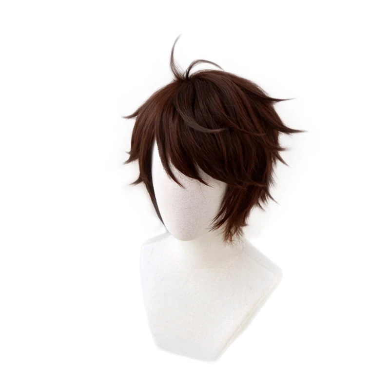 plus size halloween costumes Haikyuu!! Aoba Johsai Toru Oikawa Tooru Dark Brown Short Wig Cosplay Costume Heat Resistant Synthetic Hair Haikiyu Men Wigs ninja costume women