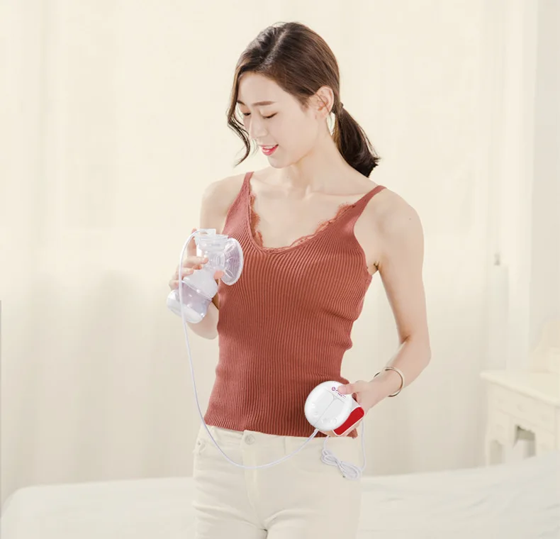 New Style Bilateral Electric Breast Pump Milker Suction Large Automatic Massage Postpartum Pull Milk Prolactin Maker Manufacture