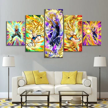 

Cross Stitch DIY Painting Dragon Bal 5D 5 Pcs Diamond Home Decor Picture Anime Embroidery Pattern Wall Mosaic Full Round Drill