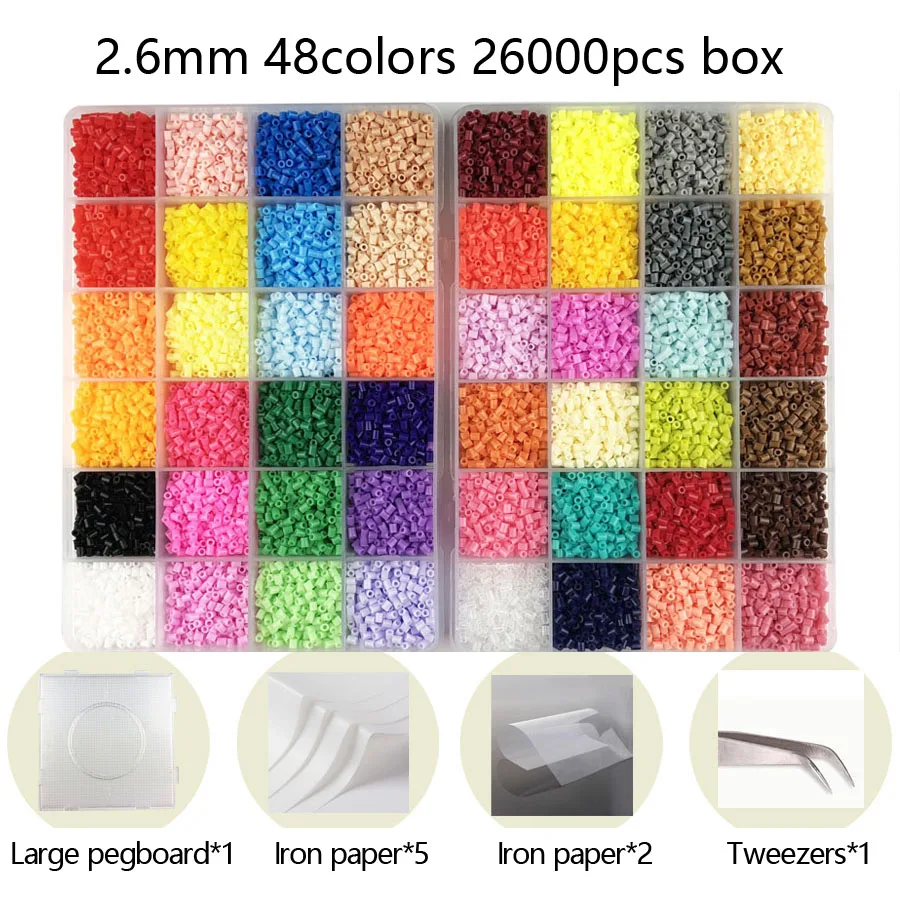 5 mm Hama Beads Craft Fuse Beads Square Puzzle Pegboards Patterns Perler  Beads DIY Puzzles for kids children - AliExpress