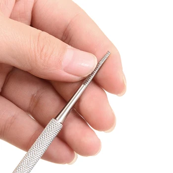 

Nail File Stainless Toe Double Ended Pedicure File Satin Edge Ingrown Toe Nail Lifter Onychomycosis Paronychia Podiatry Chiropod