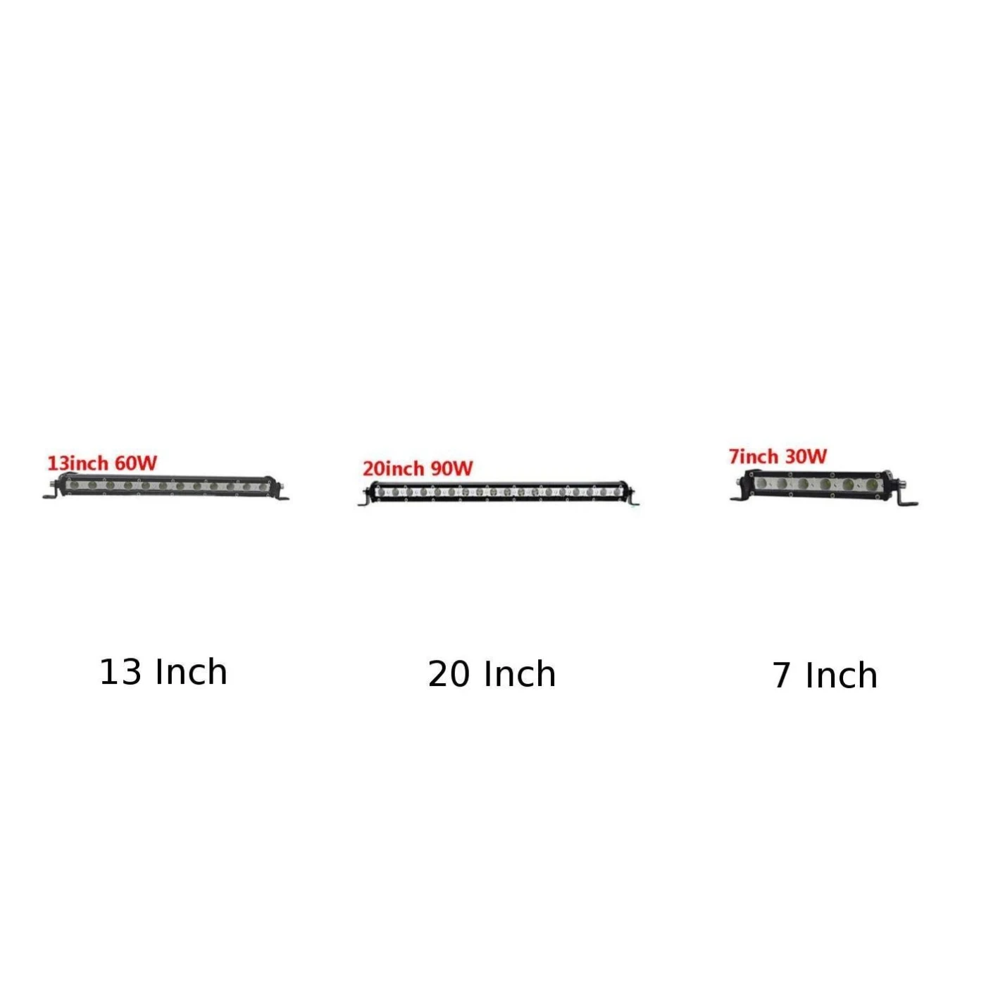 Светодиодный светильник для бездорожья из белого алюминия 12 V-24 V 6000k водонепроницаемый ударопрочный