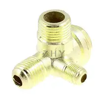 1/" 1/4" 3/" с наружной резьбой латунный воздушный компрессор обратный клапан золотой тон