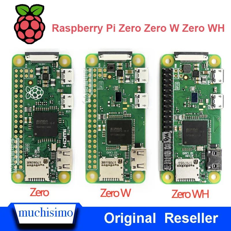 Оригинальная Беспроводная bluetooth плата Raspberry Pi Zero V 1 3 W WH с процессором ГГц ОЗУ 512 Мб
