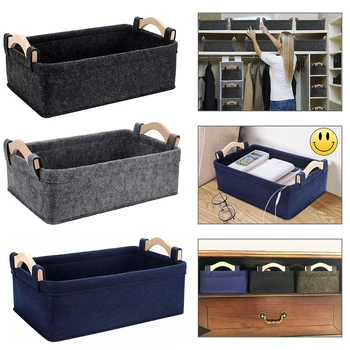 

full size Laundry Basket Felt Toy Book Foldable Storage basket Dirty Clothes Toy Holder Container Living Room Bathroom Organizer
