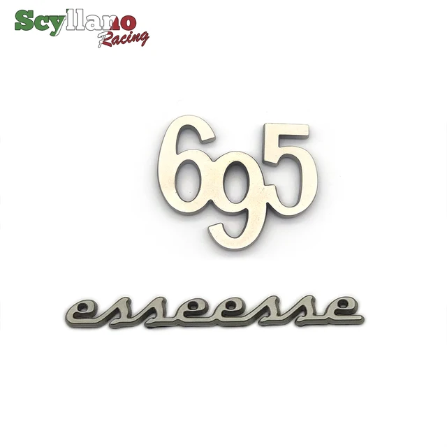 Adesivo Stemma Metallico Per Auto - 595 Competizione In Argento Cromato - Foto 11