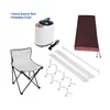 Portable Steam Sauna With Include Fold Chair Full Body Heating 2000W 4.2L  Cabin Ease Insomnia Stainless Steel Pipe Support 6