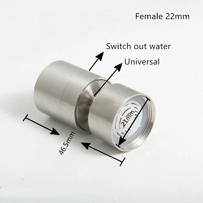 1pc Faucet Aerator F22mm/M24mm Swivel Multifunctional Eco-Friendly Water Saving Full Flow Spout Bubbler Filter Accessories faucet aerator faucet water filter faucet filter