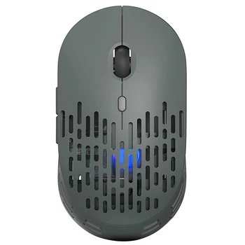

2.4GHz Wireless Mouse Hollowed Out Gift Cool Auto Sleep Fashion Adjustable DPI Colorful Breathing Light Mute Universal Laptop PC
