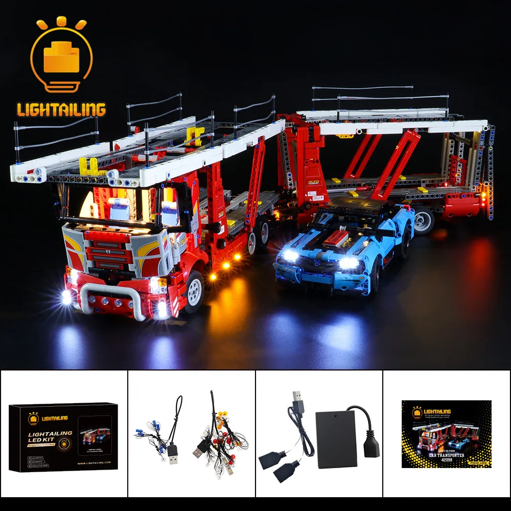 

LIGHTAILING LED Light Kit For 42098 TECHNIC Car Transporter Toy Building Blocks Lighting Set Only