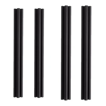

4 Pieces of 400mm+600mm Length Black Anodized 2020 T-Slot Aluminum Profile Extrusion Frame For CNC