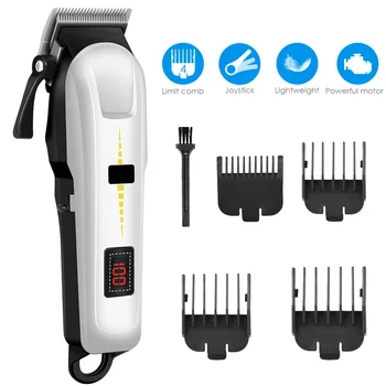 

Men 10W Electric Hair Clipper Low Noise Rechargeable Hair Trimmer Cutting Machine With 4 Limit Combs​ For Home Hair Salon