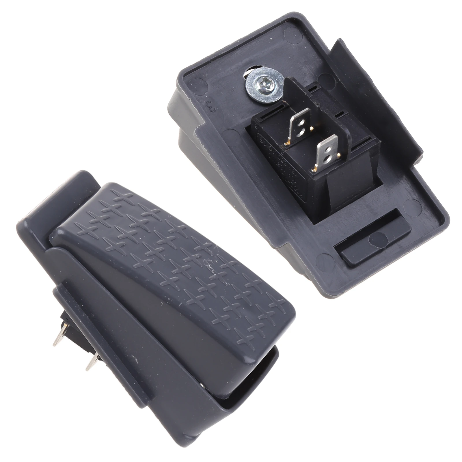 Foot Pedal Reset Switch Control Black Power Red 70x42x33mm Accelerator