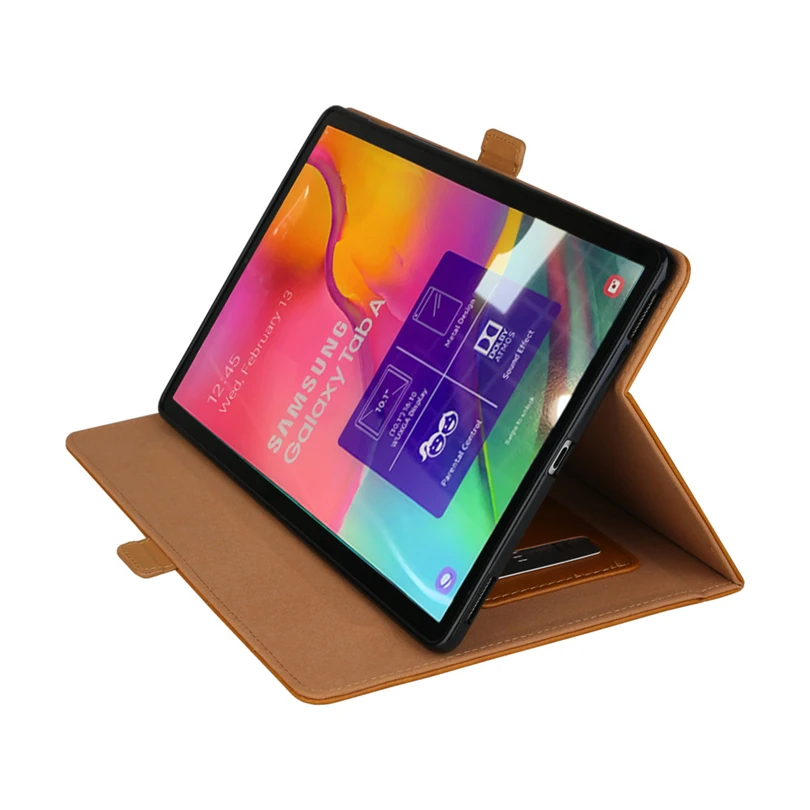 Роскошный кожаный чехол-подставка для Samsung Galaxy Tab A 10,1 T510 T515 чехол смарт-кошелек слот для карт чехол Новое поступление S30