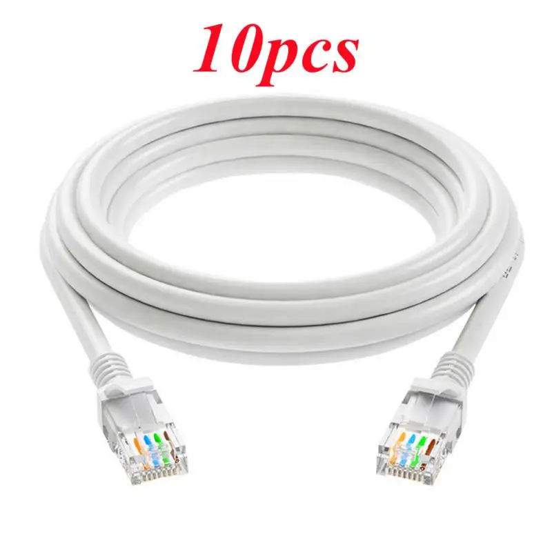 

10 шт./Лот, долговечный адаптер RJ45, сетевой кабель Ethernet LAN для компьютеров и переключателей, маршрутизаторы ADSL, цифровые телеприставки