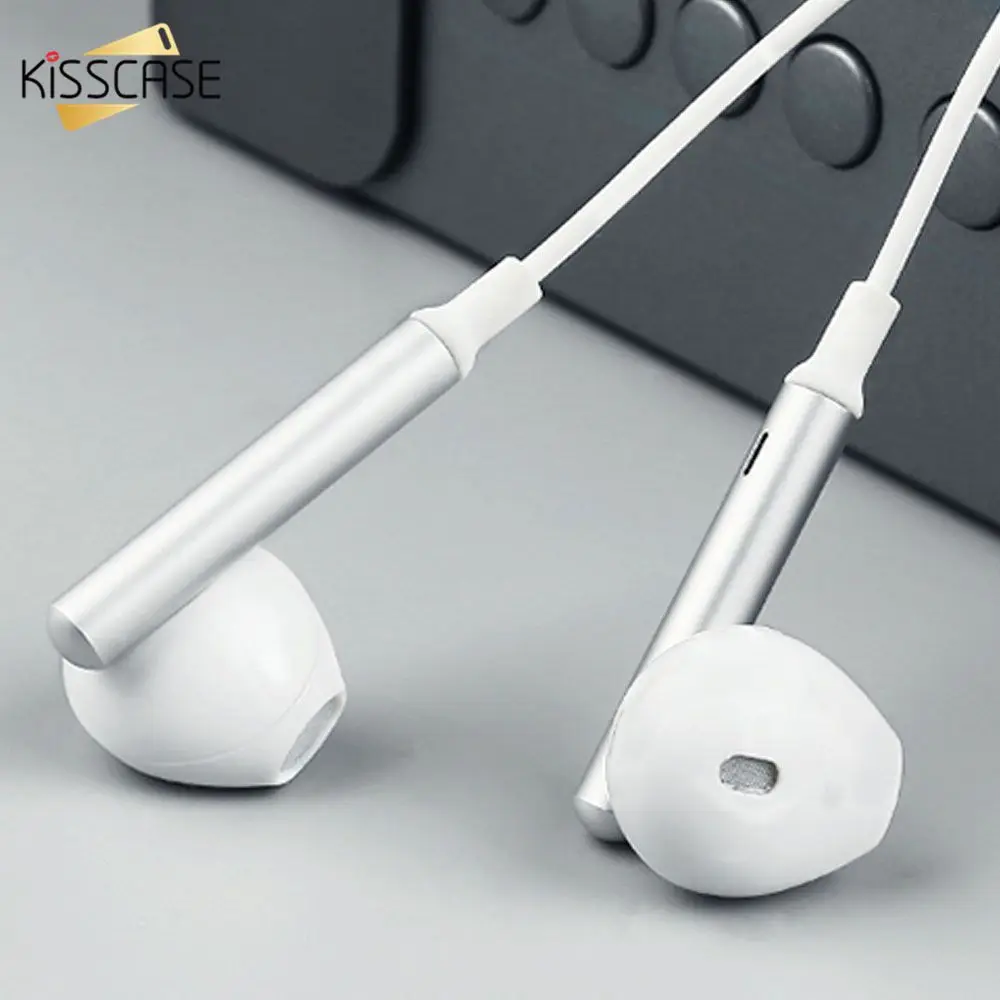 KISSCASE музыкальные стереонаушники 3 5 мм проводные наушники спортивные Игровые