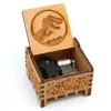 Home Decoration Antique Carved Music Box Wooden Automatic Jurassic Park Music Box New Year Gift Birthday Gift Christmas Gift 1
