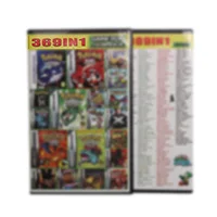 32 бит картридж для видеоигр консоль карта 369in 1 английский язык Nintendo GBA|Картриджи| |