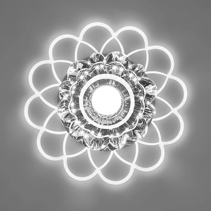 

Living Room Decoration LED Crystal Aisle Lights Entrance Lights Spotlights Corridor Balcony Ceiling Lamps