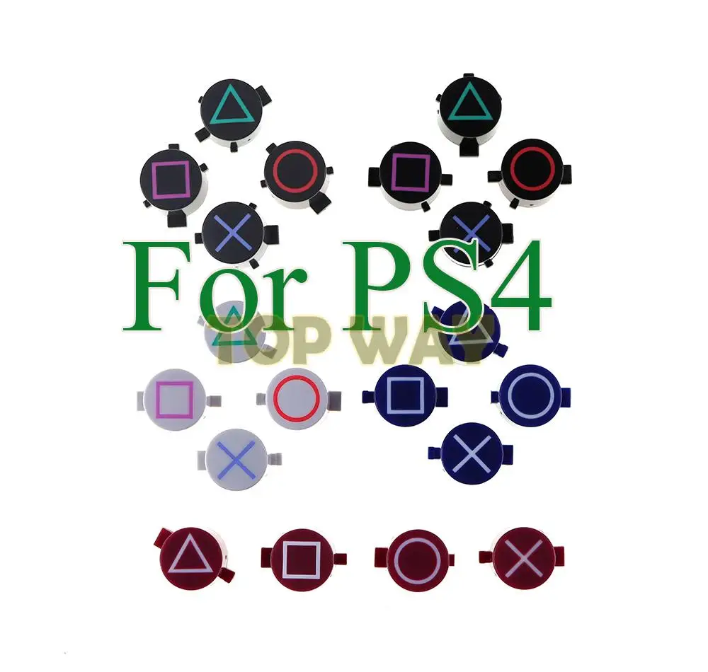 1Set D-Pad Move Action Dpad Key Abxy X Button Set Riparazione Parte Di Ricambio Per Sony Playstation 4 Ds4 Controller Ps4 Gamepad