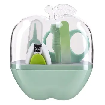 

Baby Nail Care Suit Infants Kids Household Nails Clippers Ear Spoon Safety Scissors U50F