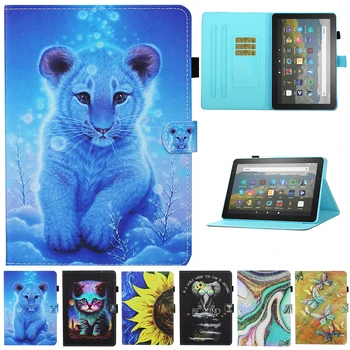 

Case for Fire HD 8 2020 Case Fashion Pattern Tablet Flip Stand for A-m-a-z-o-n Fire HD 8 /Fire HD 8 Plus 202010th Gen