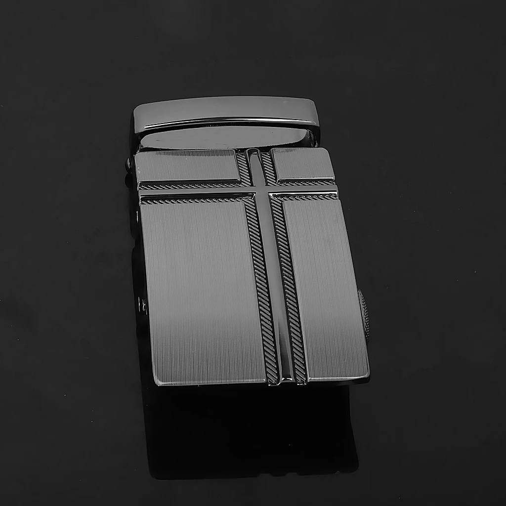 MENS METAL RATCHET BELT BUCKLE AUTOMATIC BUCKLE FOR MENS Genuine Leather BELT