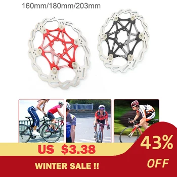 

Bicycle Disc Brake MTB Road Bike Hydreaulic Brake Float Floating Disc Rotors 160mm/180mm/203mm 420 Stainless Steel Brake Pads