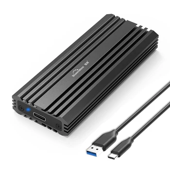 

Blueendless 2807N 2TB TYPE-C SSD Mobile Box M.2 NVME PCI-E Solid State Disk Case Disk Case Box External Hard Disk for PC