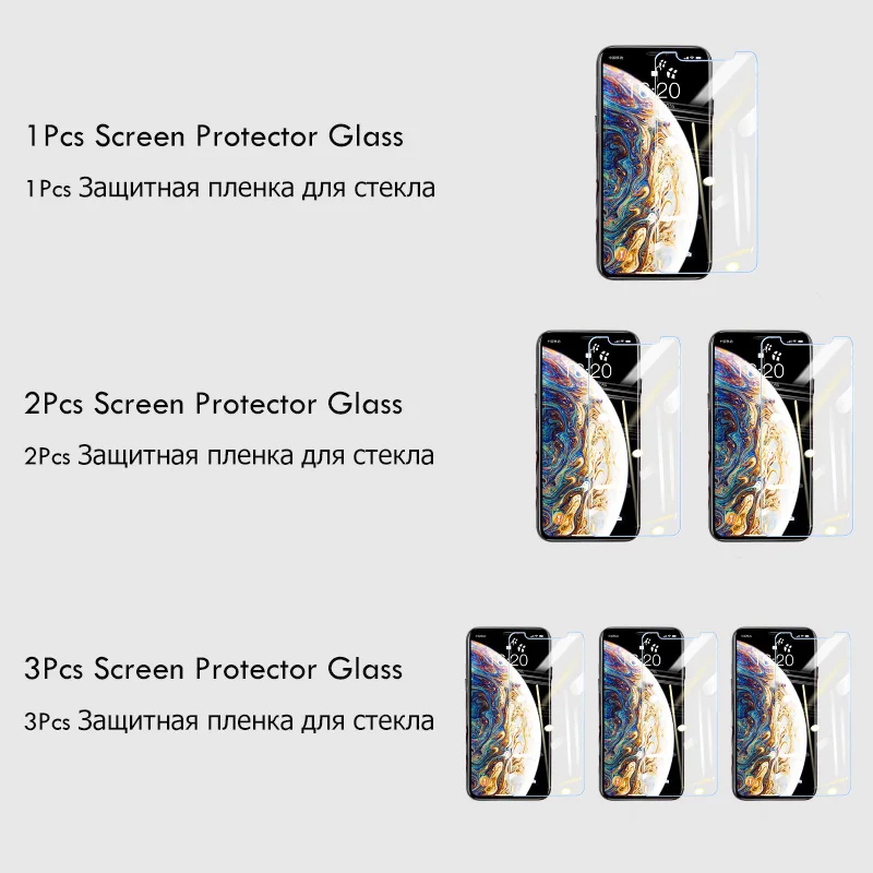 3Pcs-Full-Cover-Glass-on-the-For-iPhone-X-XS-Max-XR-Tempered-Glass-For-iPhone