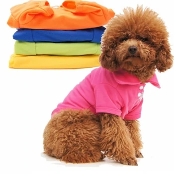 

Dog Clothing Dog Vest Solid Casual Pet Vest Dog Shirt for Dogs Small Dog Clothing Yorkshire Stem Dog T-shirt Pet Sweaterclothing