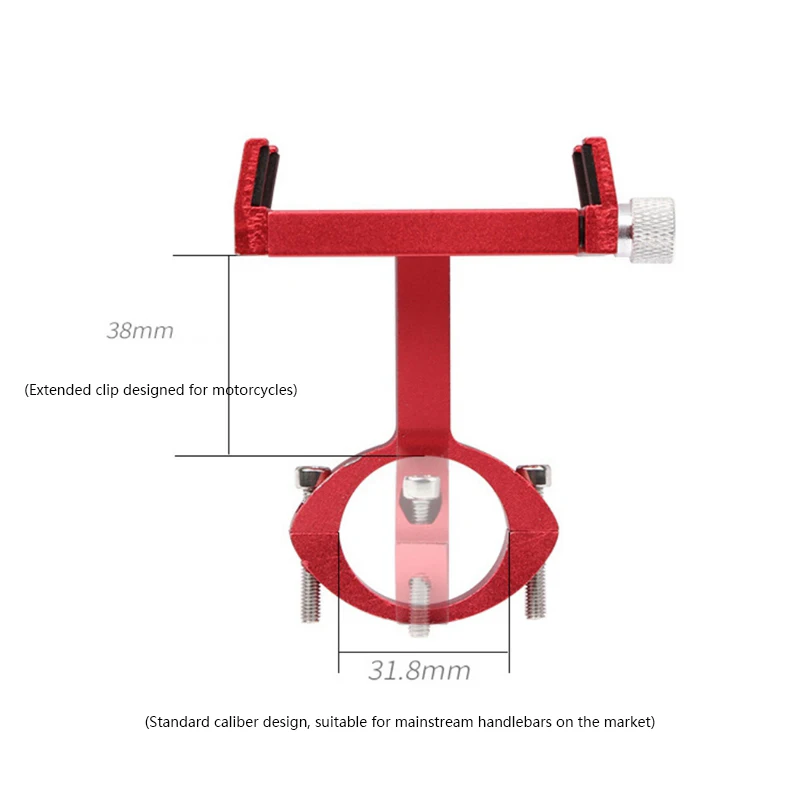 Держатель для телефона из алюминиевого сплава для мотоцикла 3,5-6,2 inche поддержка мобильного телефона для Просо скутера MTB велосипеда