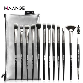 

Makeup Brushes New 12pcs Eye Makeup Brushes Set With Cosmestic Bag Eyeshadow Blending Make Up Brush For Makeup Beauty Tools Kit