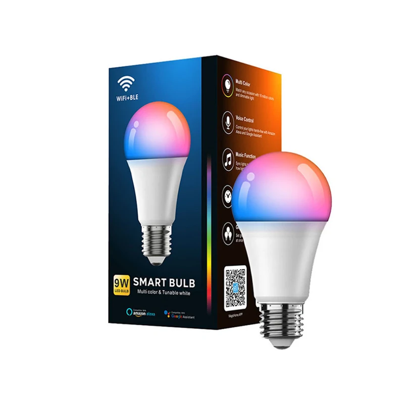 Escurecido para Alexa Casa do Google Wifi Inteligente Lâmpada E26 900lm Rgbw Pode Ser - Led 9w 4 Wifi inteligente lâmpada led 9w e26 900lm