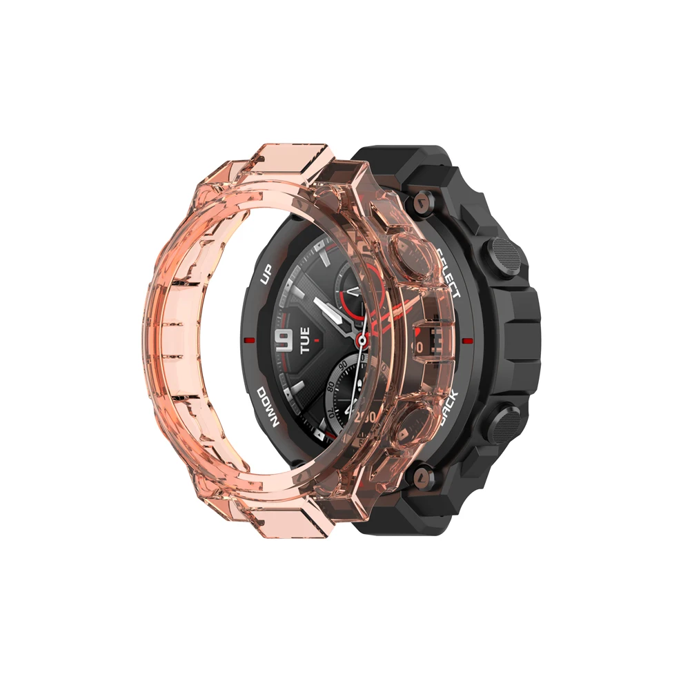 Watch Case Watch Protective Case Watch Cover Watch Protective Cover TPU Protective Case Bumper Protective Case For Huami Amazfit T-Rex / Trex Pro TPU Case Soft Protective Cover Shell Bumper Frame Protector Bracelet