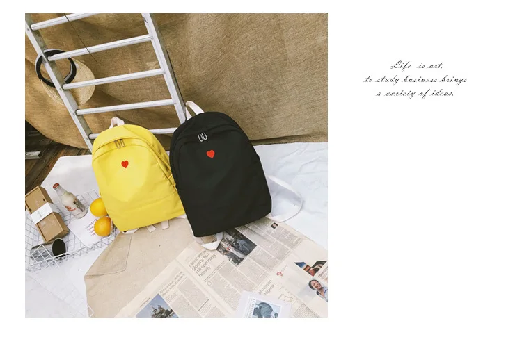 Школьная сумка Для женщин в Корейском стиле Harajuku Ulzzang школьников шик битник рюкзак с вышивкой художественный рюкзак