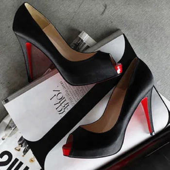 

2020 spring and summer sandals stiletto heels increased waterproof platform high heels oversized women's singles shoes