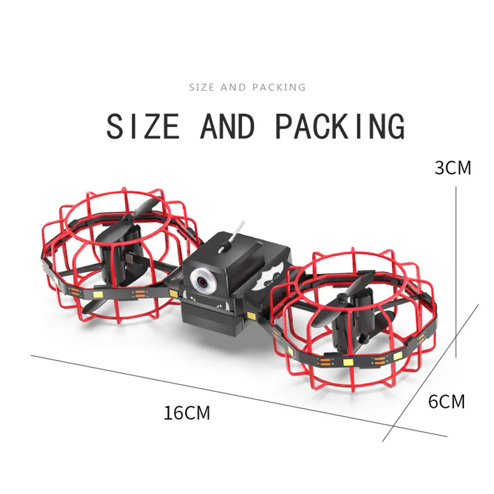 M3 2,4G WiFi FPV 720P камера складной летательный аппарат четырехосный Дрон Летающий вертолет мини-Дрон НЛО Дрон ручка пульт дистанционного управления игрушка
