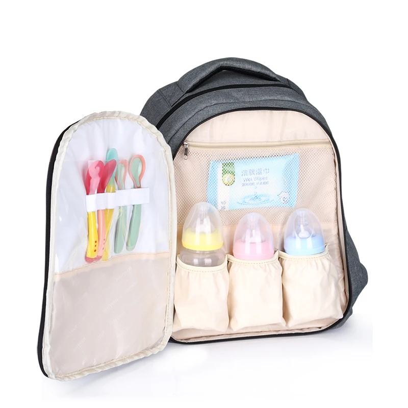 

Wholesale Large Capacity Mummy Bag Multifunction Baby Diaper Bag Backpack