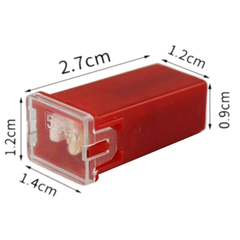 30 шт./кор. 20A-60A F2828-Z плавкий предохранитель мини ABS медь длинный женский предохранитель ссылка Jcase FMX PAL картридж комплект предохранителей для