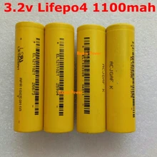 20 штук 18650 аккумуляторная батарея лития lifepo4 3,2 v 1100mah литий-ионная аккумуляторная батарея 18650 lifepo4 ячейки 10A 10C для mod мех Набор для электровелосипеда инструмент